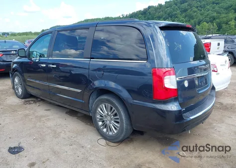 2013 Chrysler Town & Country Touring-L из США, поврежденный, VIN 2C4RC1CG3DR681392